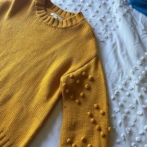 Mustard Yellow Miami Textured Sweater